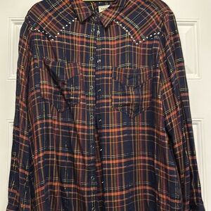 EXPRESS Western Styled button down